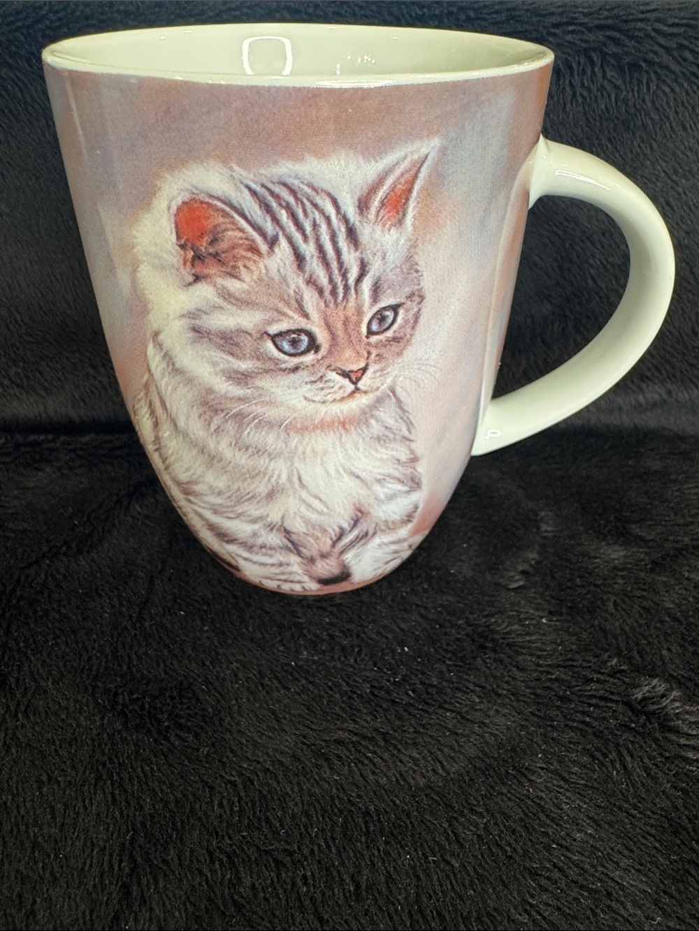 Konitz Striped Tabby "Kitten" Mug/Cup Cute Coffee/Teacup Cat Lovers Collectors